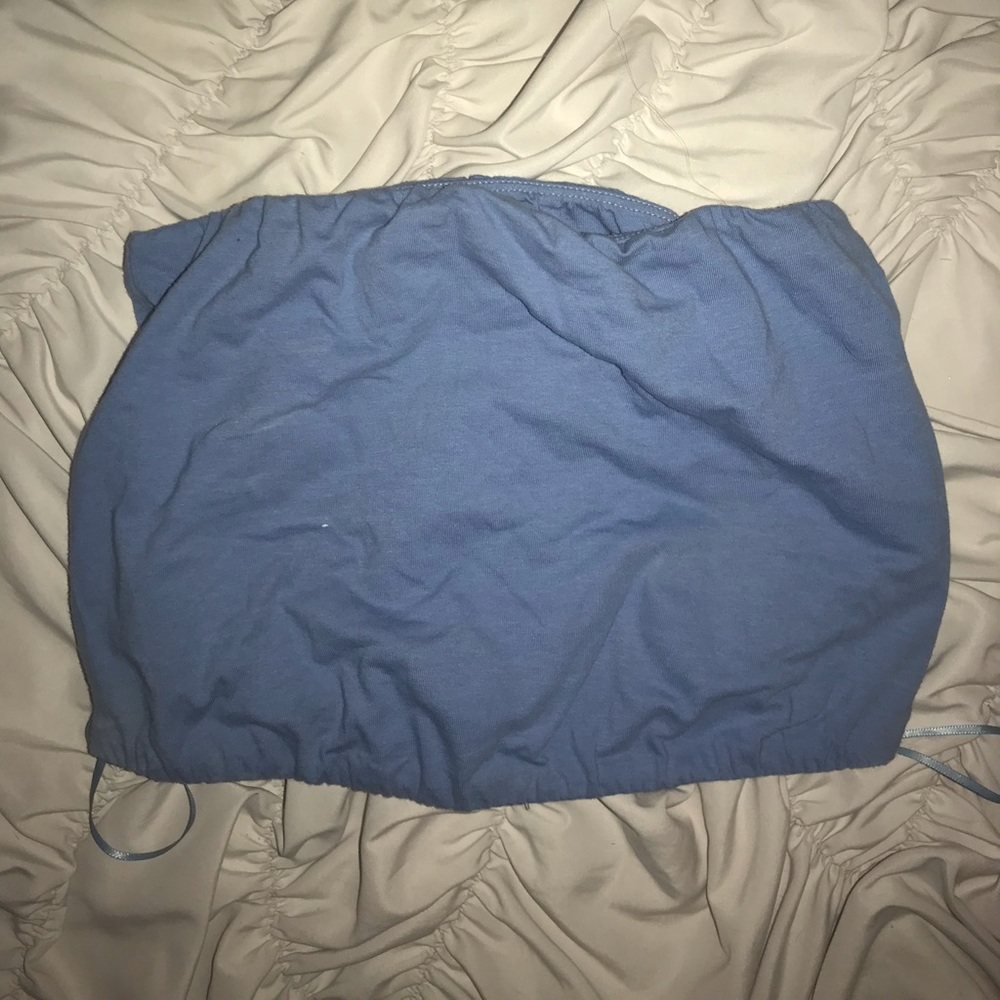 Good luck gem blue tube top